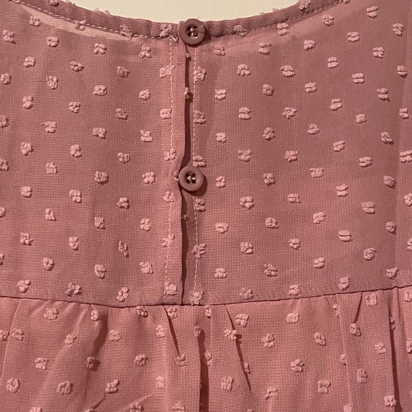 Dusty pink baby doll shirt - Picture 5 of 6